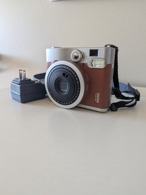   Fujifilm Instax Mini 90 Neo Classic Camera (Brown/Silver)   Lightly Used
