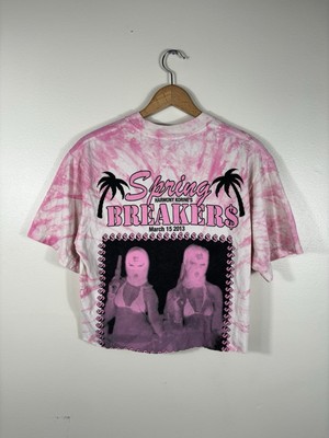 Y2K Online Ceramics 2013 SPRING BREAKERS Graphic Body Cropped Tshirt