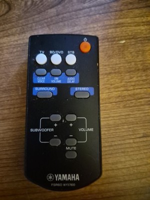 Yamaha FSR60 WY57800 AV Receiver Remote Control Black