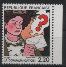 FRANCE 1988 : N° 2512  LA COMMUNICATION SELON TARDI NEUF** TTB