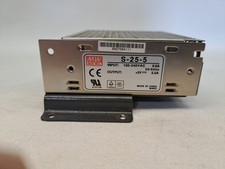 MEAN WELL S-25-5 AC/DC Single Output Switching Power Supply USED