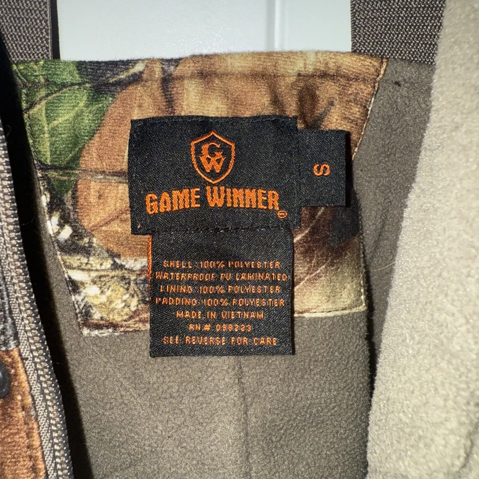 Game Winner Youth  Small Camo Insulated Bibs - Image 2 of 2