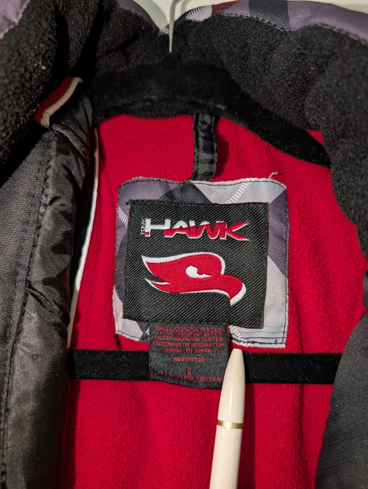 Tony Hawk сноуборда детей большой L пуховик куртка красный черный - Изображение 4 из 4