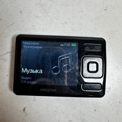Creative Labs Zen DVP-FL0001 Black 2.5'' LCD Portable MP3 Digital Media Player