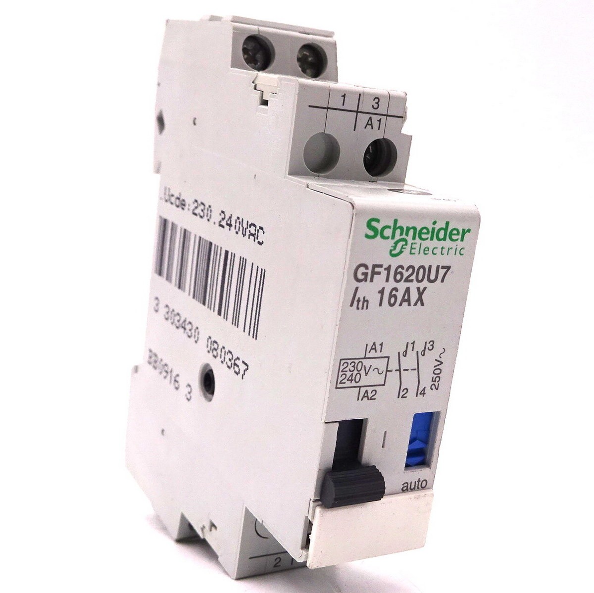 Impulse Relay GF1620U7 Schneider 230VAC 2NO 16A *New*