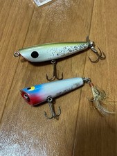 Luhr Jensen Vintage Lure Set Dalton Special Wobble Pop Used Collectible