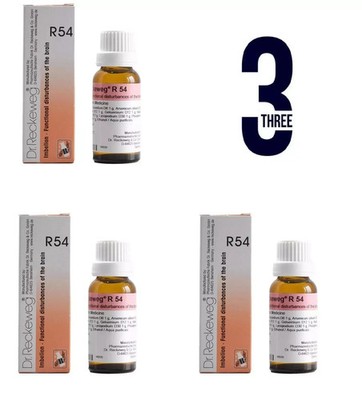 Dr Reckeweg R54 Drops 22ml ×3 | Natural Memory Focus & Mental Clarity Support