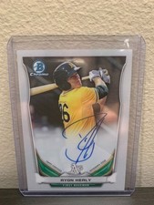 2014 Bowman Chrome Ryon Healy Prospect Auto #BCAP-RH Oakland Athletics