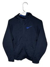 Nike Therma-FIT Hoodie Youth XL Boys Full Zip Blue Jacket Sweatshirt 819954-451
