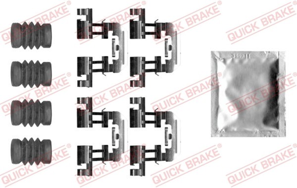ZubehöRsatz Scheibenbremsbelag Quick Brake 109-0025 FüR Mazda BM BN Opel Corsa-image