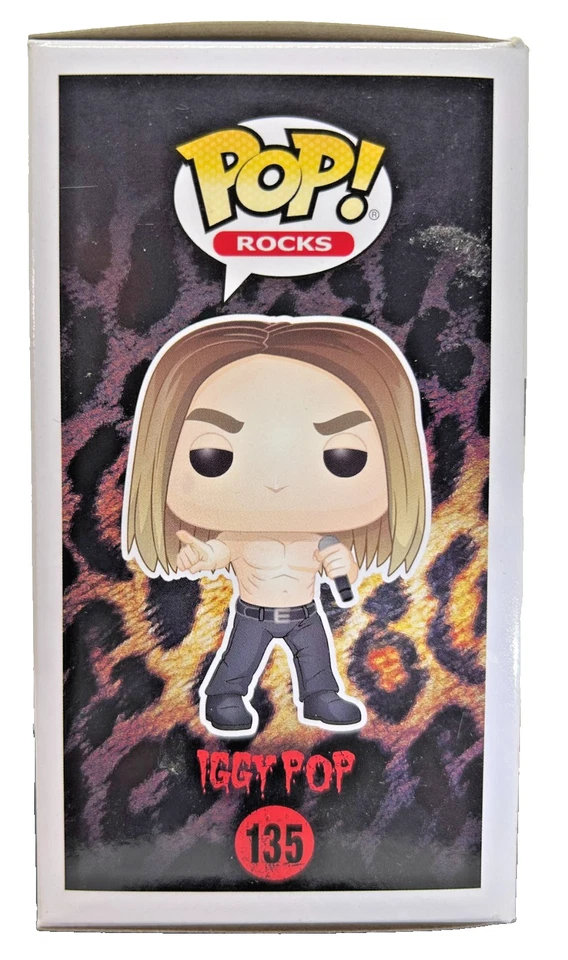 Funko Pop! Iggy Pop ROCKS #135 sin camisa (como siempre) envío gratuito Foto 4 de 4