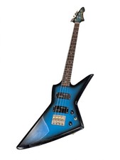 Aria Pro II Explorer Bass ZZB Deluxe Blue Black Burst
