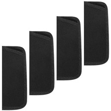 4 Pack Soft Eyeglass Slip Cases, Practical Soft Glasses Pouch, Slim Fabric