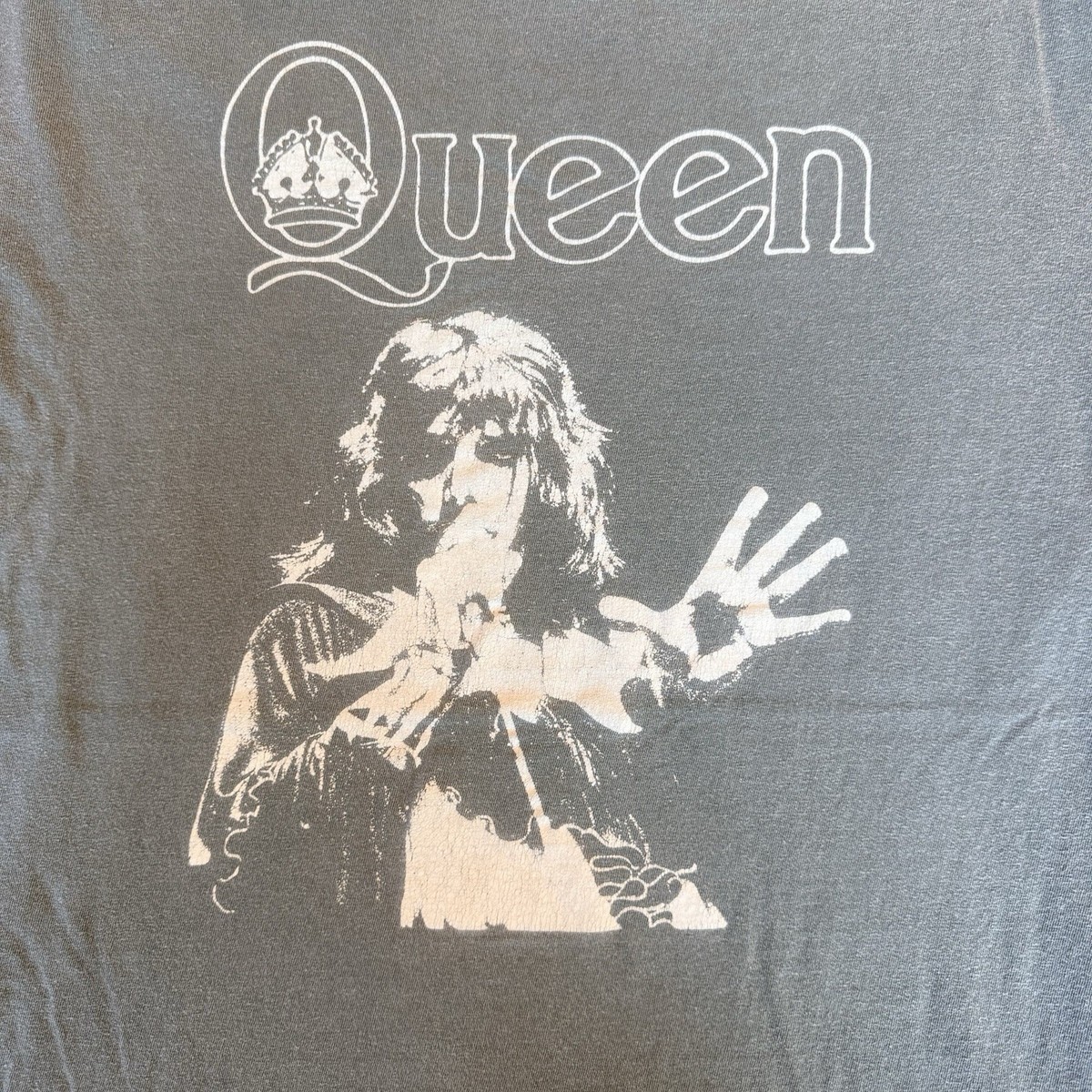 Queen Freddie Mercury Graphic T-Shirt Large Comfort Colors Green