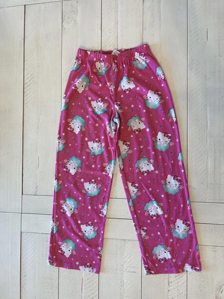 Hello Kitty девочек Sanrio розовый пижамы платье ночная рубашка и брюки 7/8/Хэллоуин костюм - Изображение 4 из 4