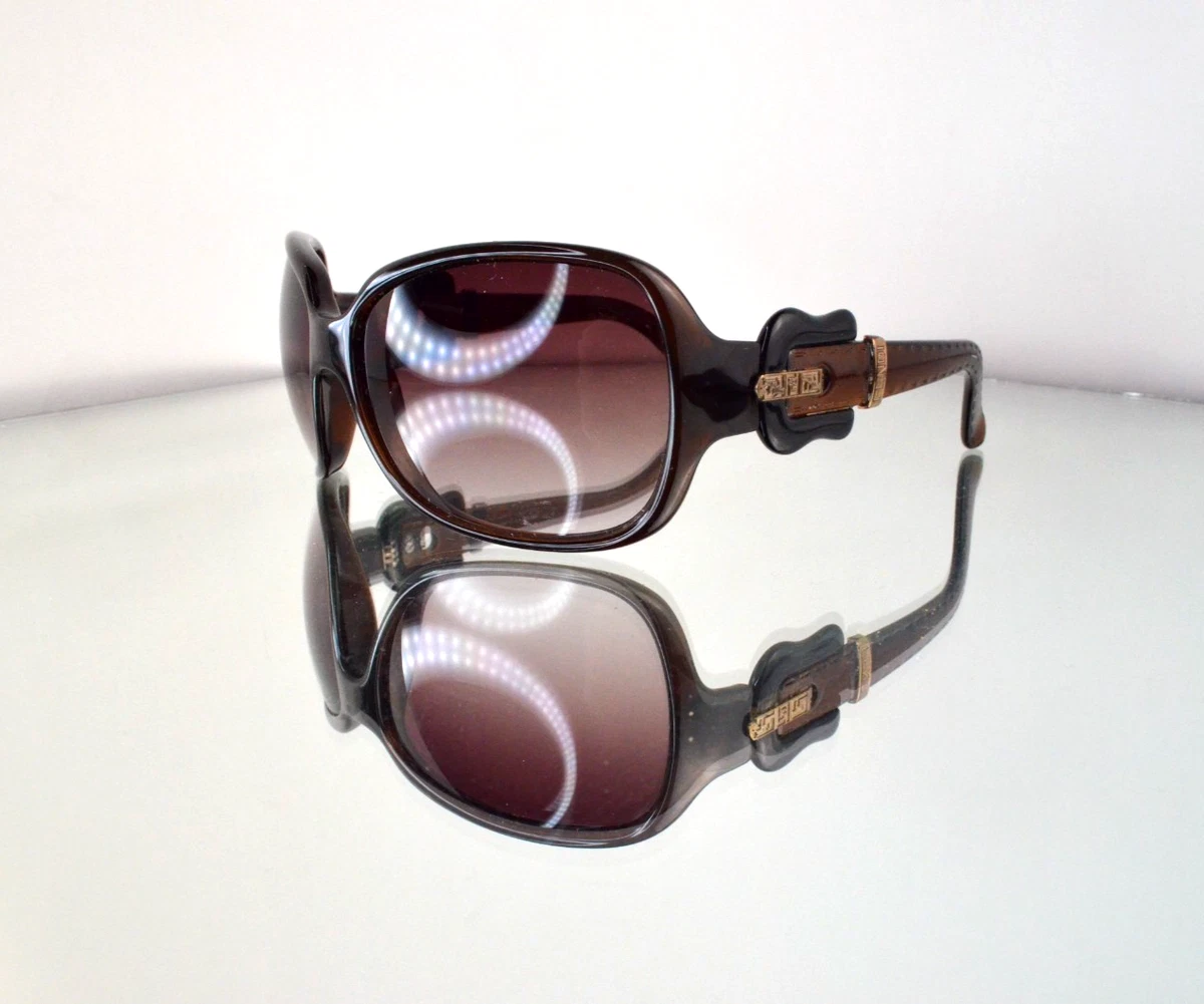 Fendi FS 384 Brown with black buckle Fendi Black/Purple Gradient FS384 Iconic Buckle Oversized  main image 2