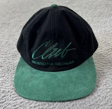 Vintage Club Benson & Hedges Hat Cap Green Suede Bill Embroidered Strapback