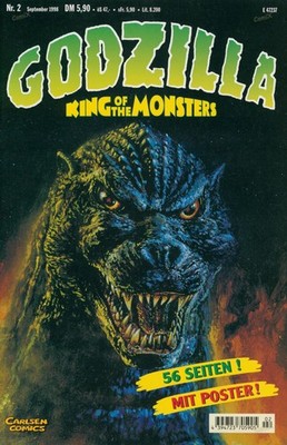 Godzilla Nr. 2 - Carlsen (1998-1999) mit Poster Zustand 1/1-