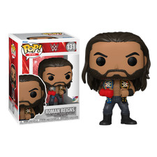 WWE Roman Reigns with Two Championship Belts Pop! Vinyl Figure #131