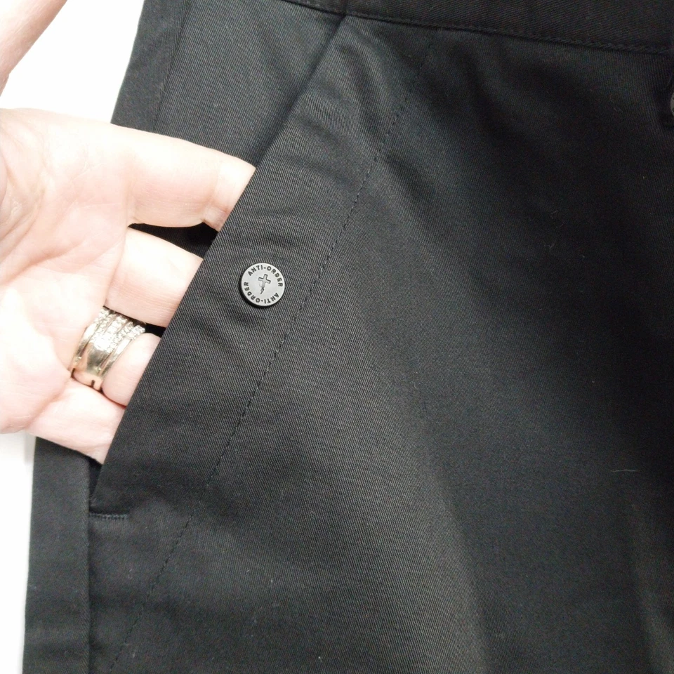 Negro Cargo PARA HOMBRES TALLA 36 SUPER HOLGADO CARGO QUE TIENE PIERNAS CON CREMALLERA NUEVO CON ETIQUETAS Foto 4 de 4