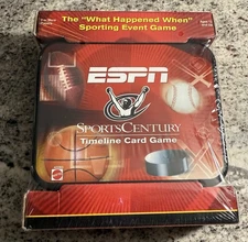NIP New In Package ESPN Sports Century Timeline Card Game Mattel 1999 #42283