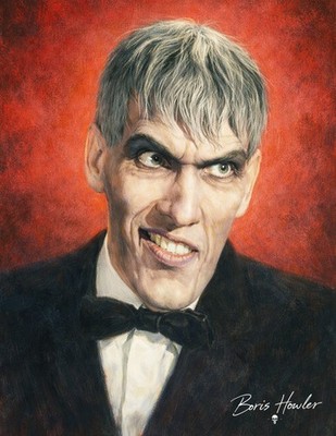 Boris Howler ADDAMS FAMILY LURCH 8.5X11 Art Print SIGNED CULT TV