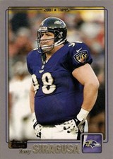 #295 Tony Siragusa - Baltimore Ravens - 2001 Topps Football