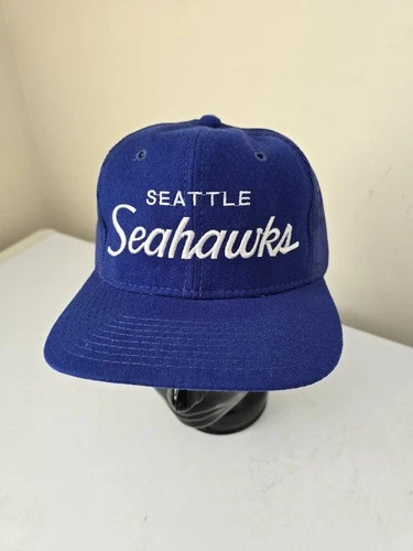 Seattle Seahawks Sports Specialties Spell Out Script Snapback Cap Hat The Pro