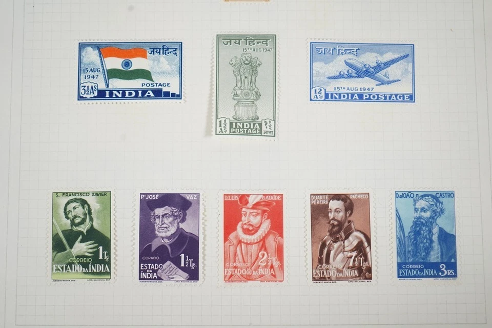 INDIA COLLECTION OF 675+ STAMPS MINT & USED ON PAGES - Image 3 of 4
