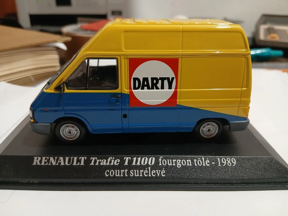 RENAULT TRAFIC T 1100 Tôlé DARTY 1989 IXO - 1/43 - Photo 2/4