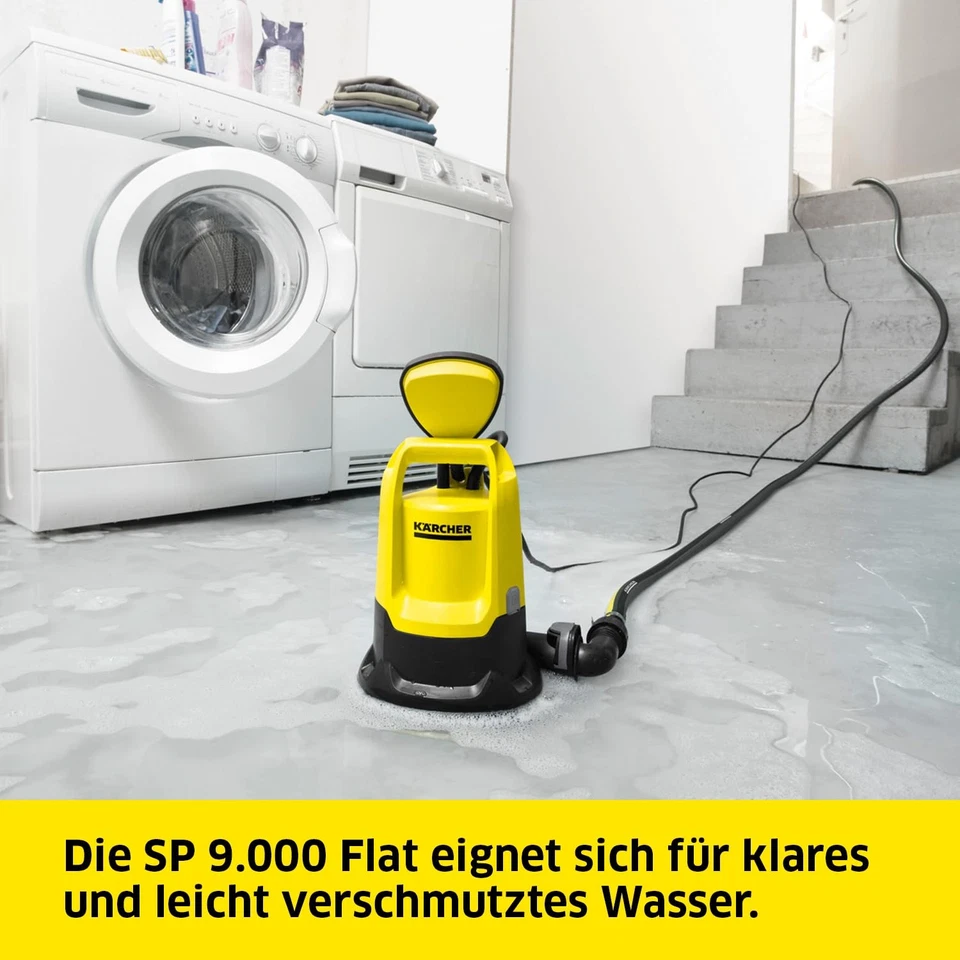 SP 9.000 Flat flachsaugende Tauchpumpe Fördermenge 9.000 l/h Eintauchtiefe ma... - Bild 3 von 4