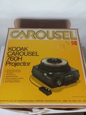 Proiettore diapositive Kodak Carousel 760H vintage con telecomando