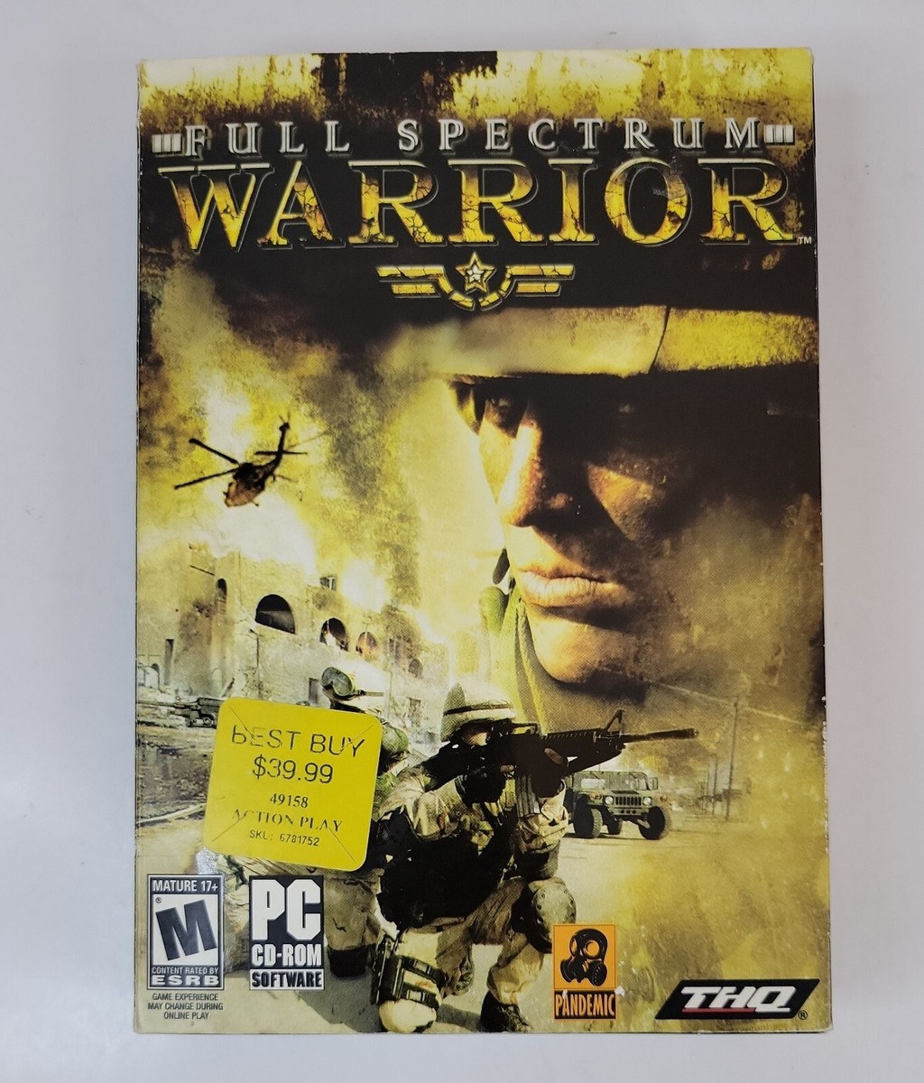 Full Spectrum Warrior ~ Complete with Manual (PC, 2004