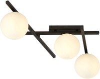 Plafoniera Moderna Bianca Nera Plafoniera 3X40W/E14 IP20 1103/3 Smart