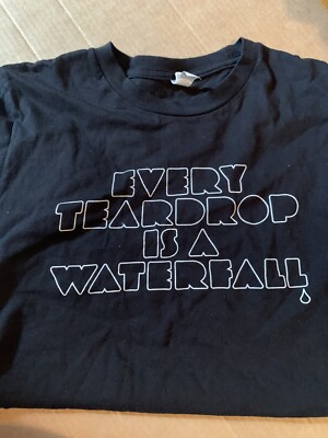 Coldplay Every Teardrop Is A Waterfall Rare T-Shirt Chris Martin Concert S Small