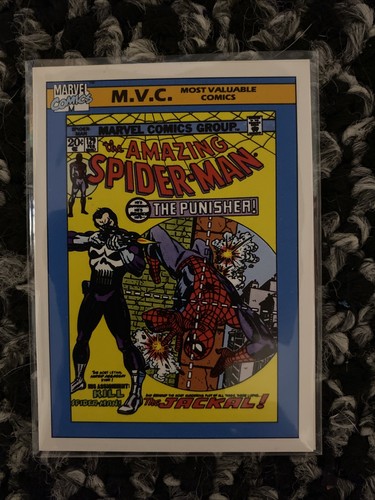 Marvel Universe Series 1 1990 Impel #129 (Amazing Spider-man 129) 1st Punisher