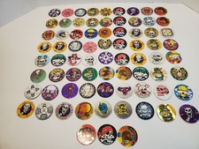 Vintage Pogs Skull Undead Lot Of 70 Toys Game Collectables