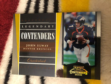 2006 Playoff Contenders Legendary John Elway Denver Broncos 052/250