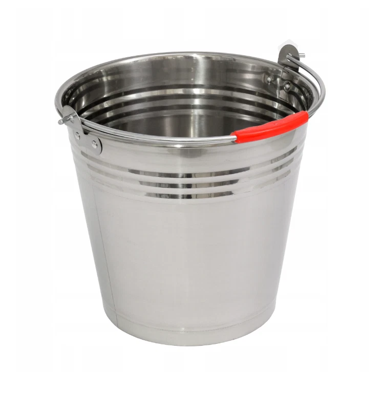 Edelstahleimer Metalleimer Lebensmitteleimer Kücheneimer Eimer Milcheimer - Bild 3 von 4