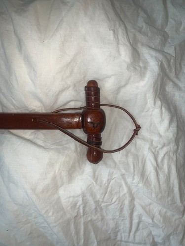 Einzigartiger handgefertigter Hammerkopf Gehstock Stock Volkskunst Holz 30" EICHE - Bild 2 von 11