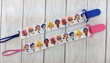 Bubble Guppies Pacifier Clip Baby Shower Gift Baby Girl Stocking Stuffer