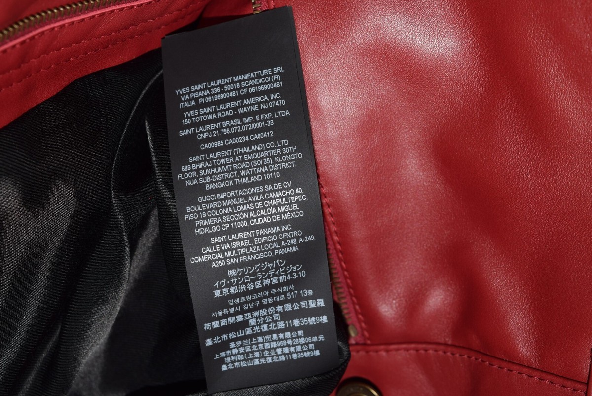 NEW YSL Saint Laurent Red Leather Pantaboots sz 38 EUR Boots