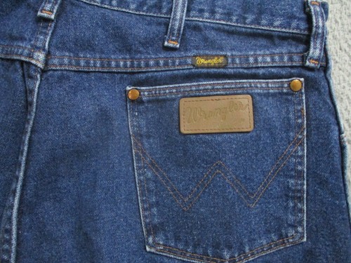 Vintage Wrangler Jeans Herren 36x35 Blau Denim 13WMZ Made In USA Cowboy Western - Bild 11 von 15