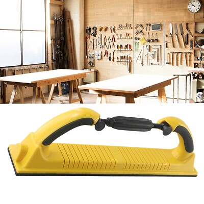 New Hand Push Plate 70X400 Sandpaper Splint Curved Surface Hand Sanding Tool