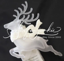 Bath & Body Works Wallflower Plug In Unit Dog White Reindeer Frosted Christmas