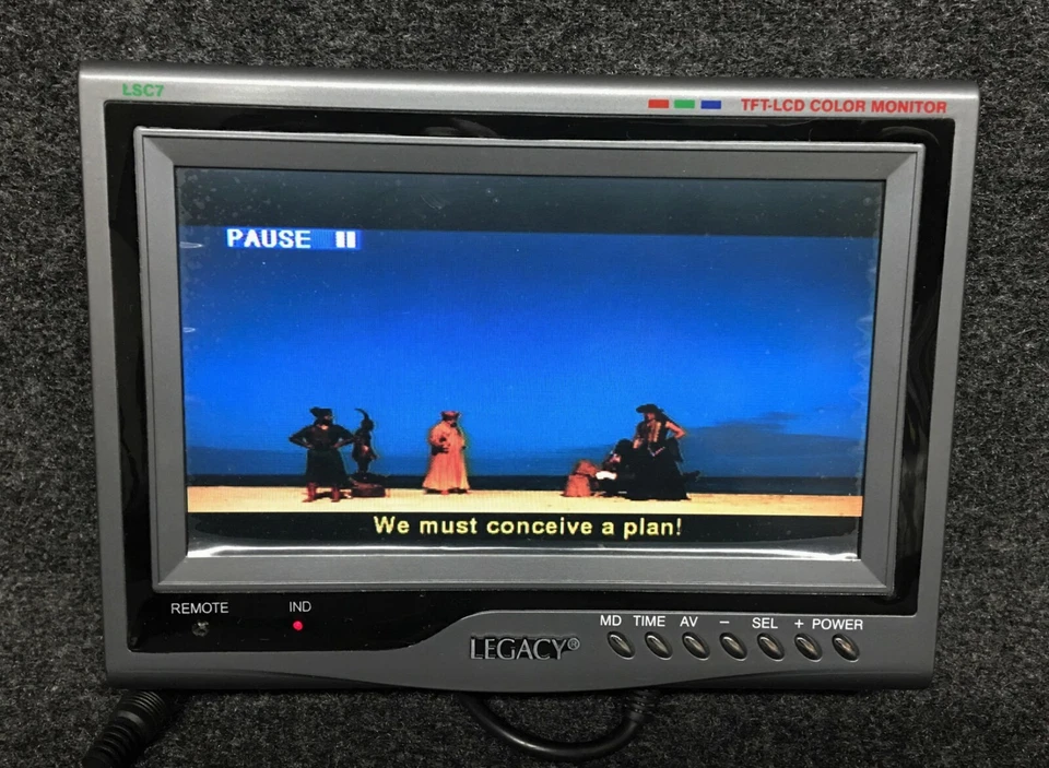 LEGACY LSC7 7" TFT-LCD MOBILE VIDEO MONITOR PIX:1048(H)x234(V) ACTIVE MATRIX - Image 3 of 4