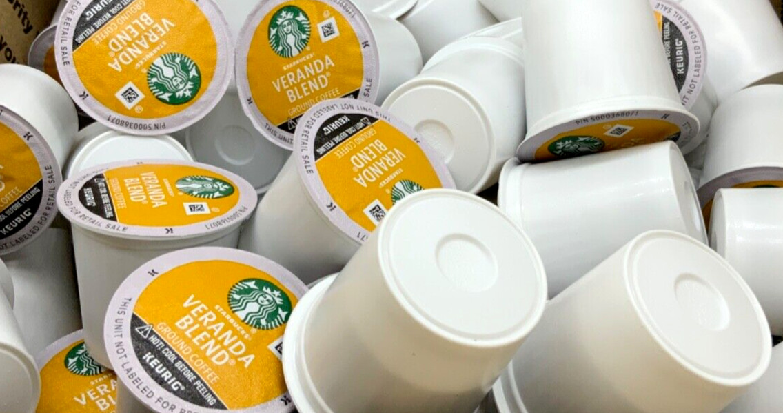Cápsulas de café K-Cup tostadas rubias Starbucks, Veranda Blend (100 unidades)