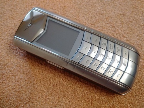 Genuine Original VERTU Ascent Brown Leather Mobile Phone - Picture 5 of 9