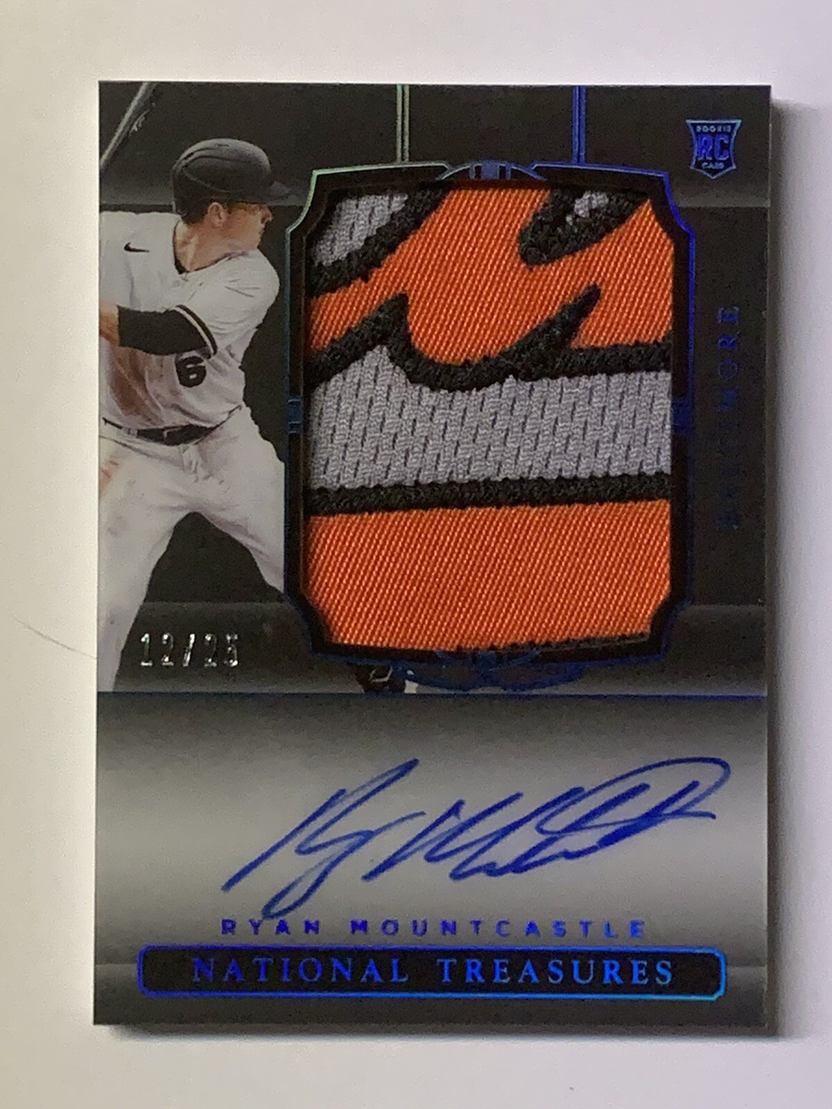 Ryan Mountcastle 2020 National Treasures Midnight RPA #154 /25 Orioles Mint