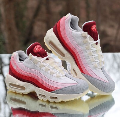 Nike Air Max 95 Anatomy of Air Men's Size Red White Custom